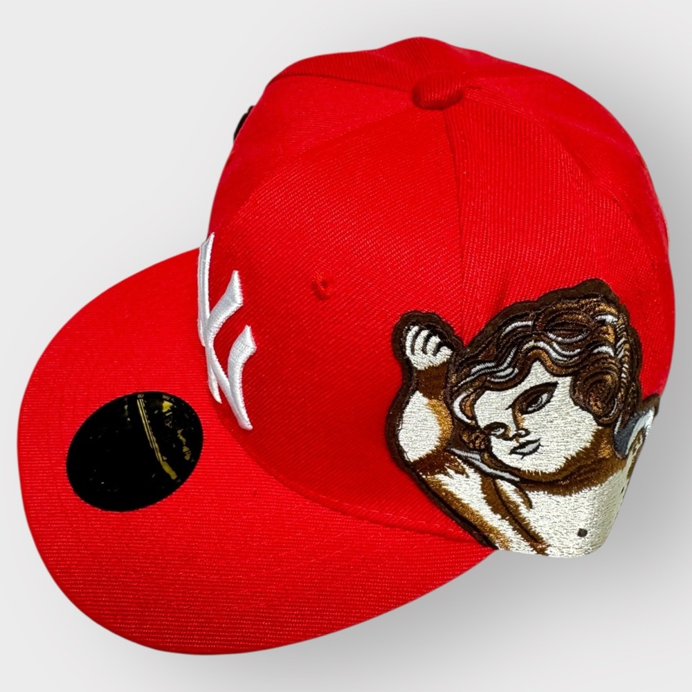 Red NEW YORK Yankees x Jon Stan Size 7 NEW‎ WITH TAGS